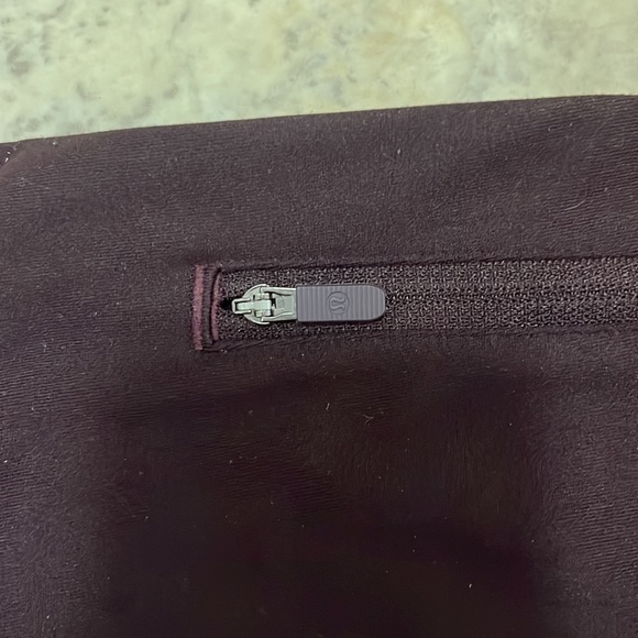 Lululemon dark burgundy tights size 4 - Picture 9 of 12